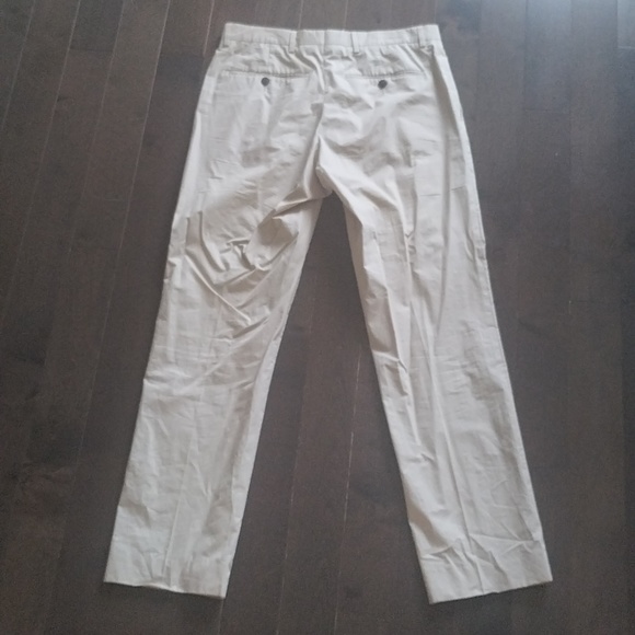 BURBERRY Cotton Khaki Pants - Picture 2 of 4